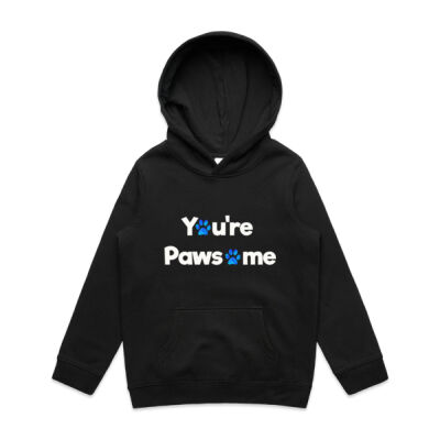YOU'RE PAWSOME Kids Pullover Hoodie Thumbnail