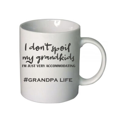 LOVE THEM SPOIL THEM GIVE THEM BACK #GRANDPA LIFE Ceramic Mug 2 Thumbnail