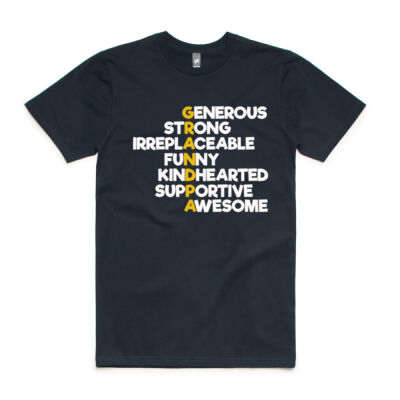 GRANDPA GENEROUS TO AWESOME MENS TEE 2 Thumbnail