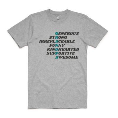 GRANDPA GENEROUS TO AWESOME MENS TEE Thumbnail