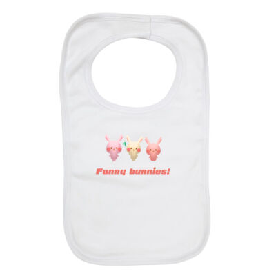 FUNNY BUNNIES Baby Organic Bib Thumbnail