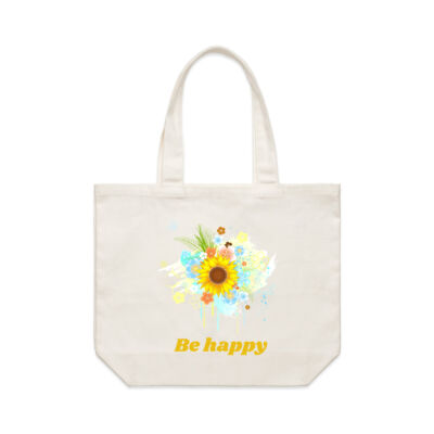 Flower Splash Shoulder Tote Thumbnail